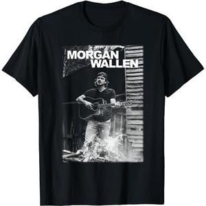 Morgan Wallen Guitar Photo T-Shirt